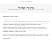 Tablet Screenshot of kamaurashid.com